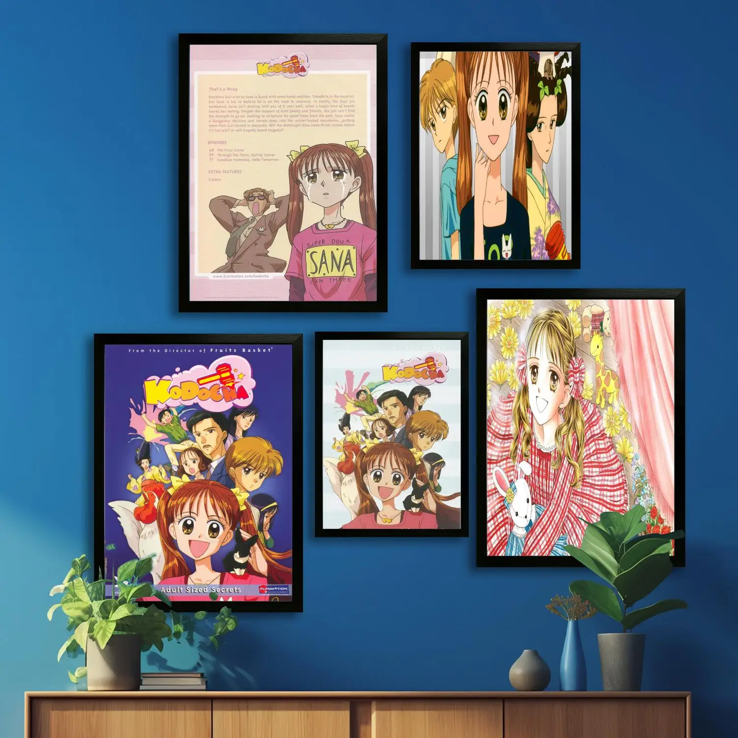 Художественный постер &quotKodomo no omocha&quot на холсте