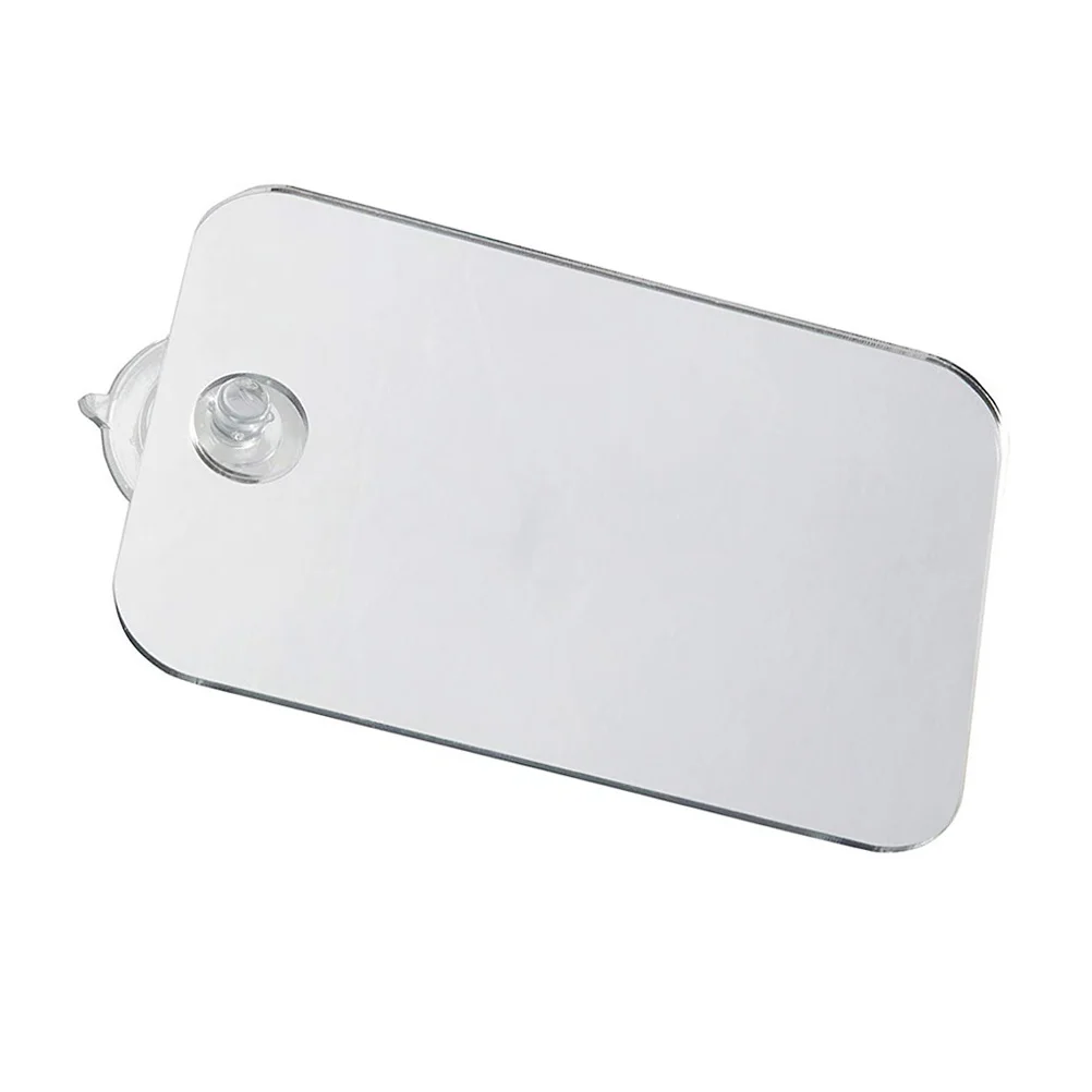 

Fog Free Travel Mirror Unbreakable Portable Shaving Mirror for Bathroom Home
