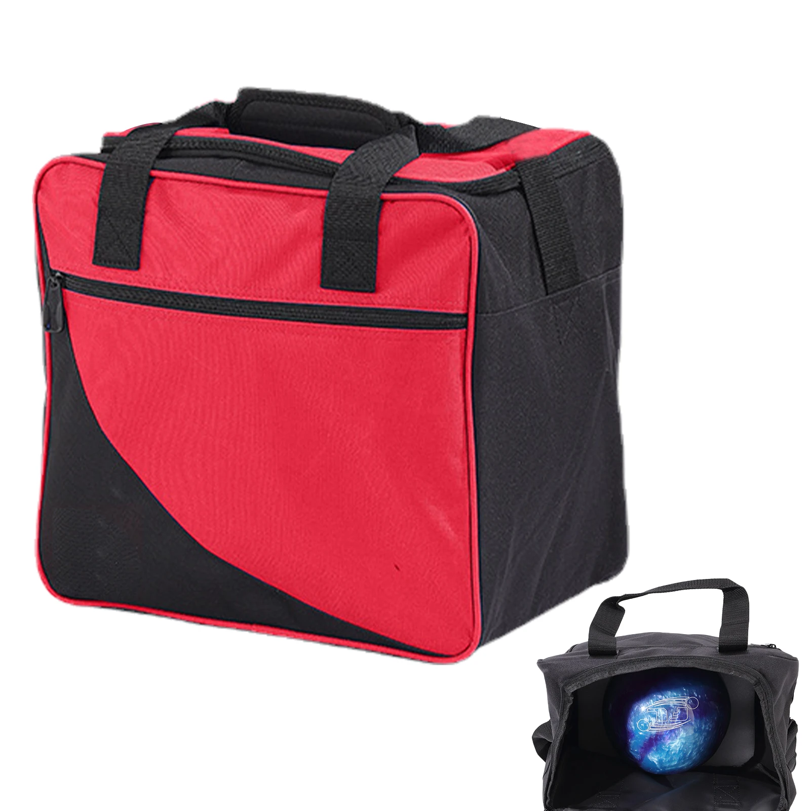 

Bowling Ball Bags Waterproof Oxford Bowling Bags With Shoulder Strap Bowling Ball Tote Bag With Ball Holder And Spacious Space