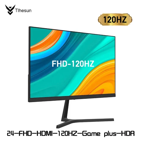 монитор 24 дюйма , Компьютерный игровой экран 120Гц, разрешение 1920*1080 FULLHD HDR - HDMI+VGA 1МС