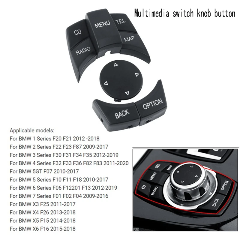 Автомобильная интерьерная консоль Idrive мультимедийная Кнопка управления