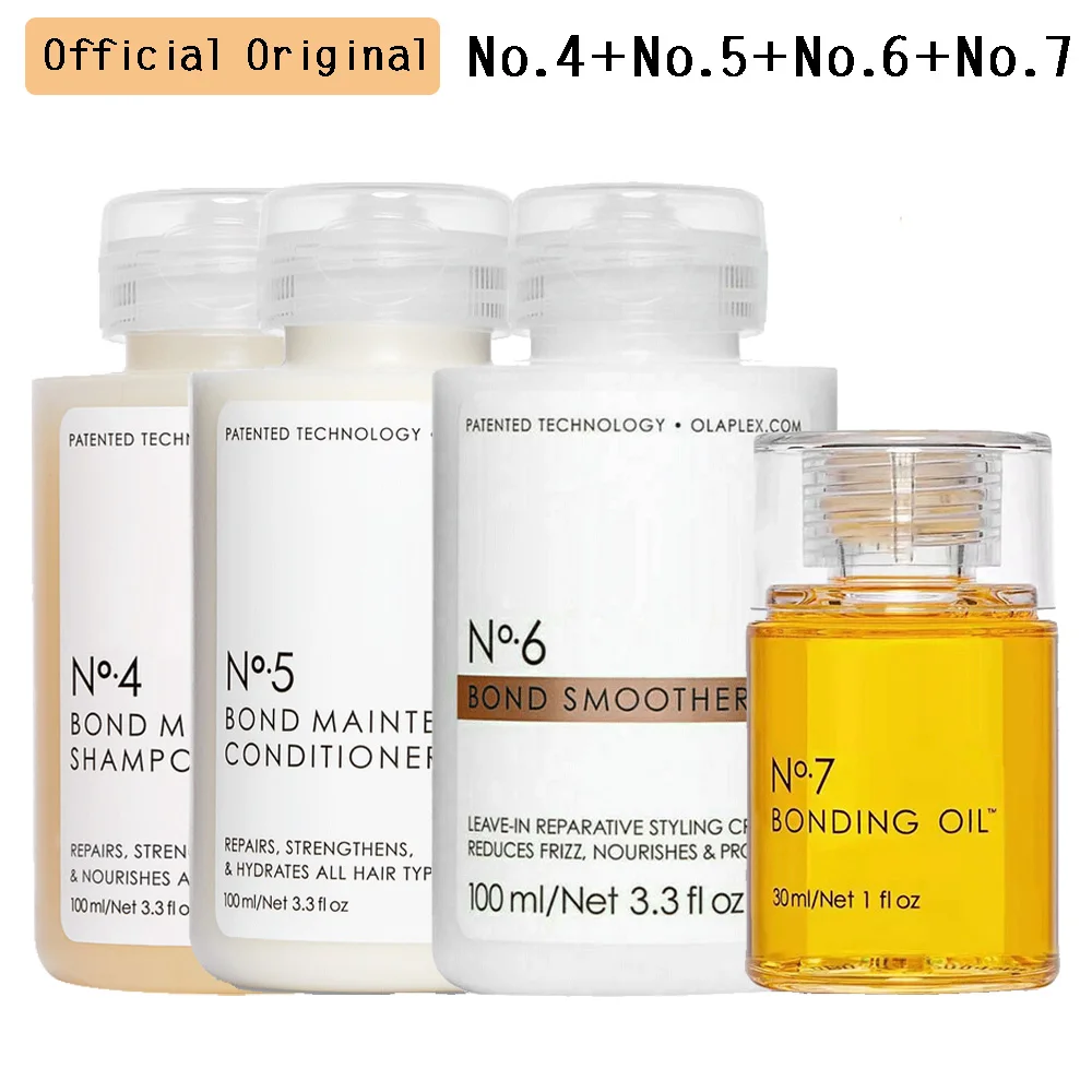 

4 шт. оригинальный набор № 4/5/6/7 шампунь для волос и кондиционер для восстановления волос при высокой температуре связующие масла маска для ухода за волосами