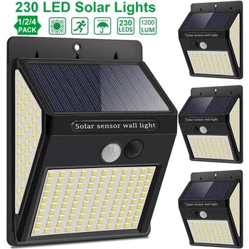 Freepower Päikesepatareiga välisvalgusti 230/140 LED pirni ja liikumisanduriga, 1-6 tk komplektid 1