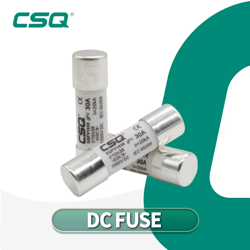 

CSQ 10PCS PV Fuses Solar DC 1000V 1A 2A 3A 5A 10A 15A 20A 25A 30A High Voltage for Solar System Protection