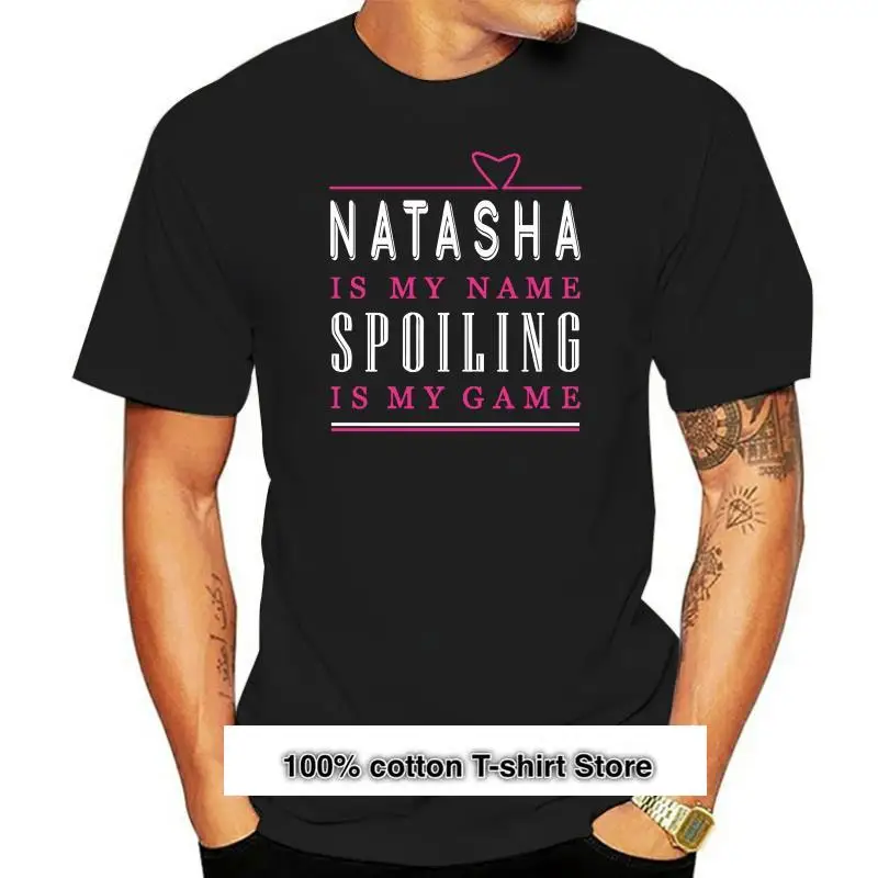 

Camiseta de hombre Natasha, игра с номером Natasha Camiseta для женщин
