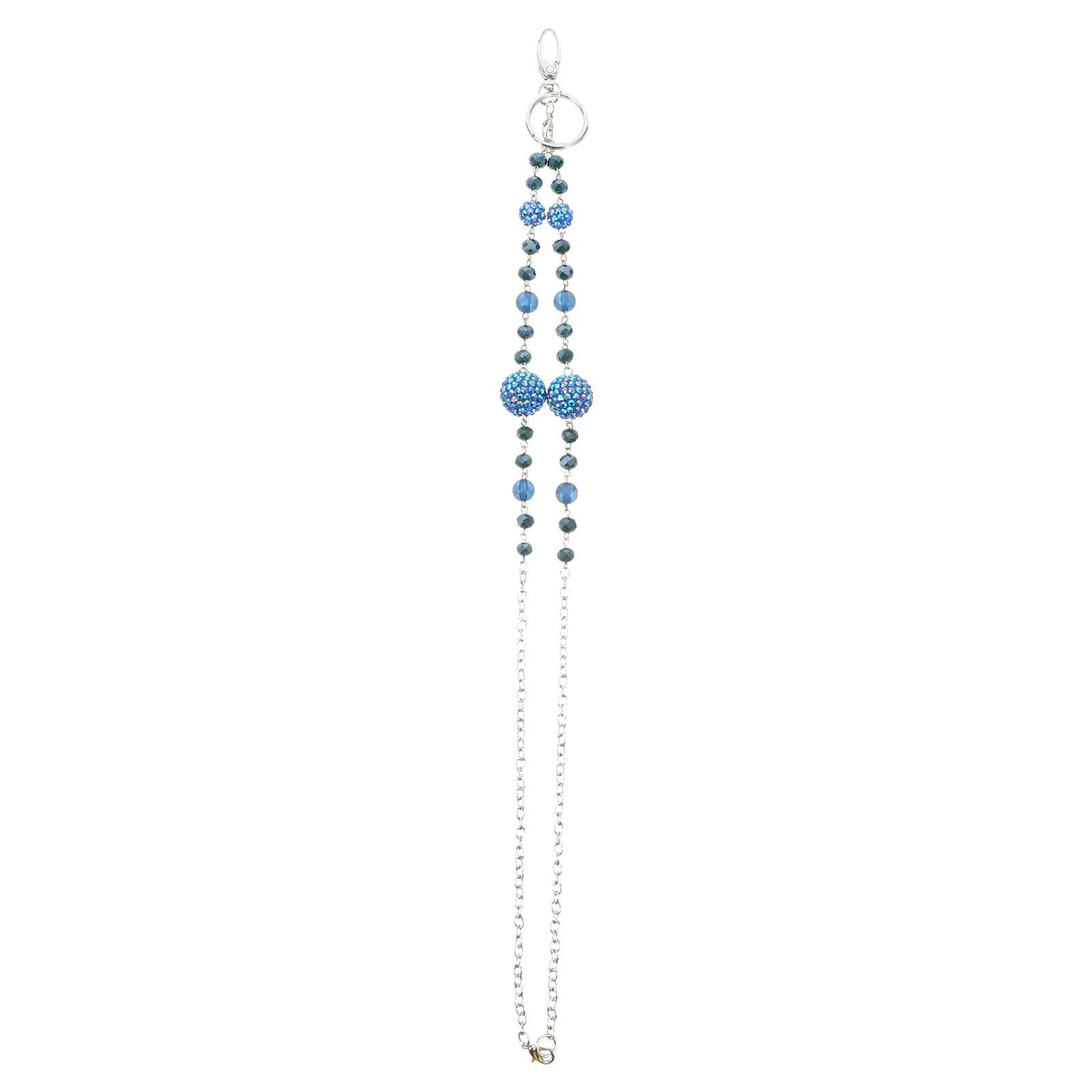 

Diamond Bead Mobile Phone Chain Rhinestone Choker Necklace Straps Key Lanyards Hanging Band Glass
