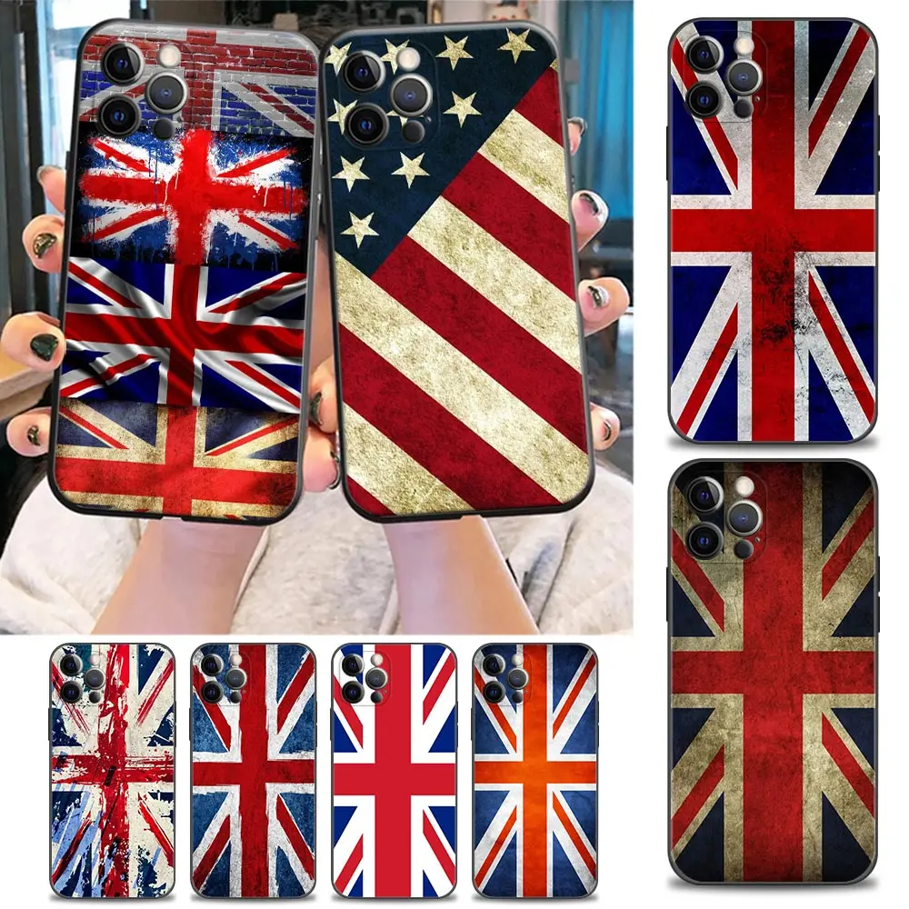 

Funda Coque Phone Case for iPhone Apple 11 12 13 14 Pro 7 8 SE X XR XS Max Mini Plus Case Capa Cover Flag Of The United States