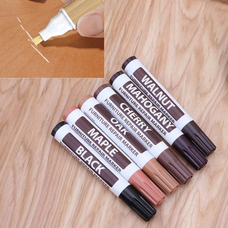 

1pc new furniture color pen repair scratch scratch paint wood grain color correction repair scrape paint supplement color pen