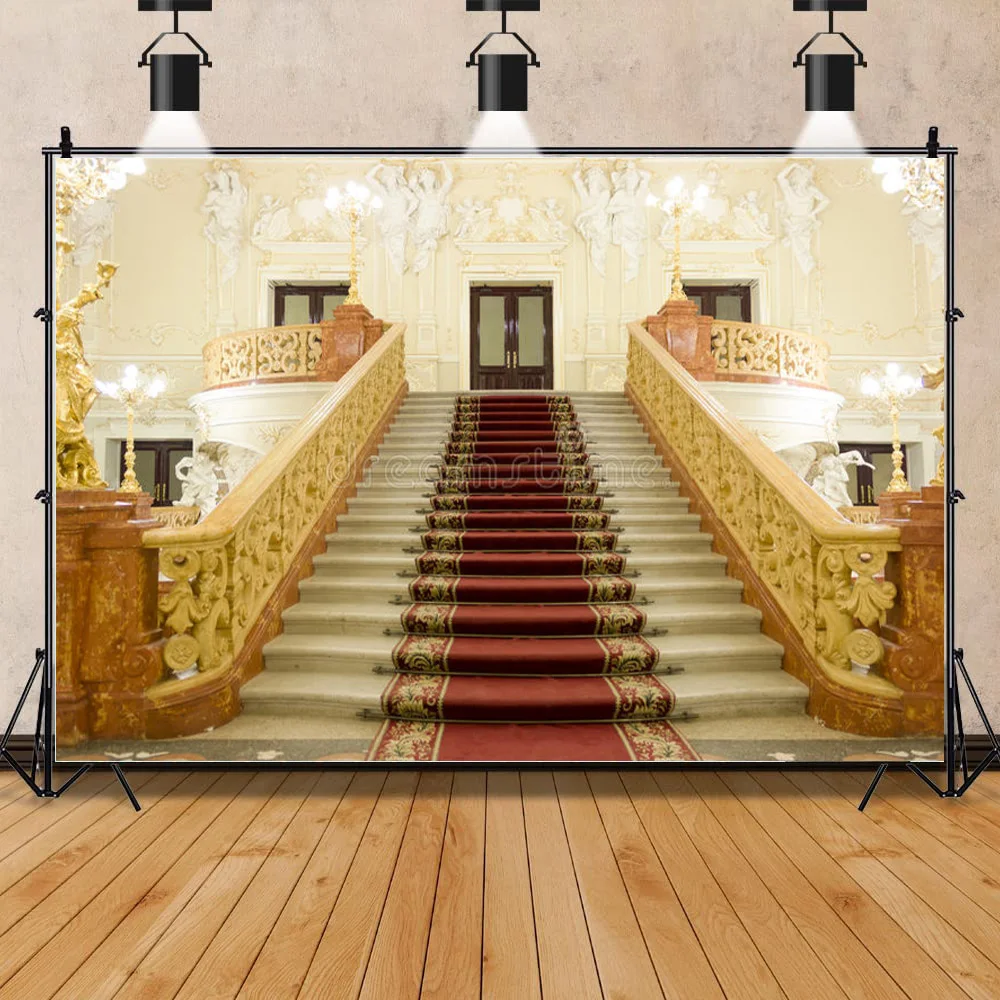 

Castle Palace Indoor Photography Background Newborn Child Portrait Birthday Photo Background Photo Gallery Props CB-12