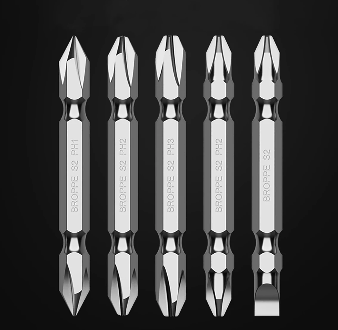 1 шт. PH1 PH2 PH3 двойная головка отвертка Биты магнитные крестовые и плоские шлицевые отвертки 65/100/150 мм длина