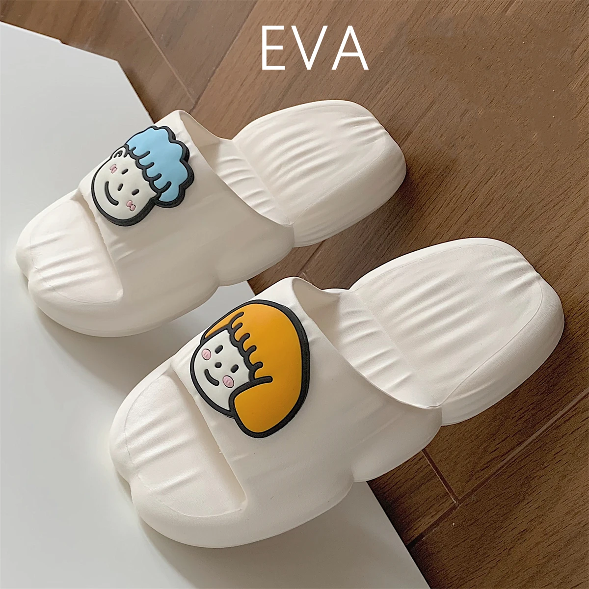 New2022 Eva Women's shoes men's indoor and outdoor couple slippers non-slip soft bottom sandals ladies cute and comfortable home