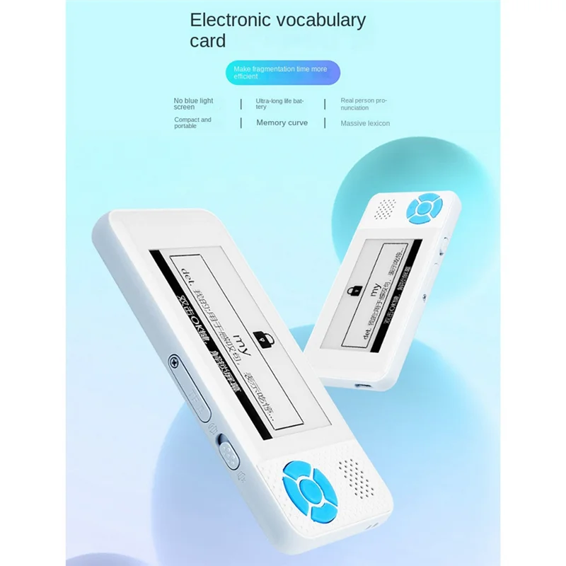 

English Word Pronunciation Learning Machine 2.66-Inch E-Ink Screen 296X152 Chinese Interpretation Learning Machine-B
