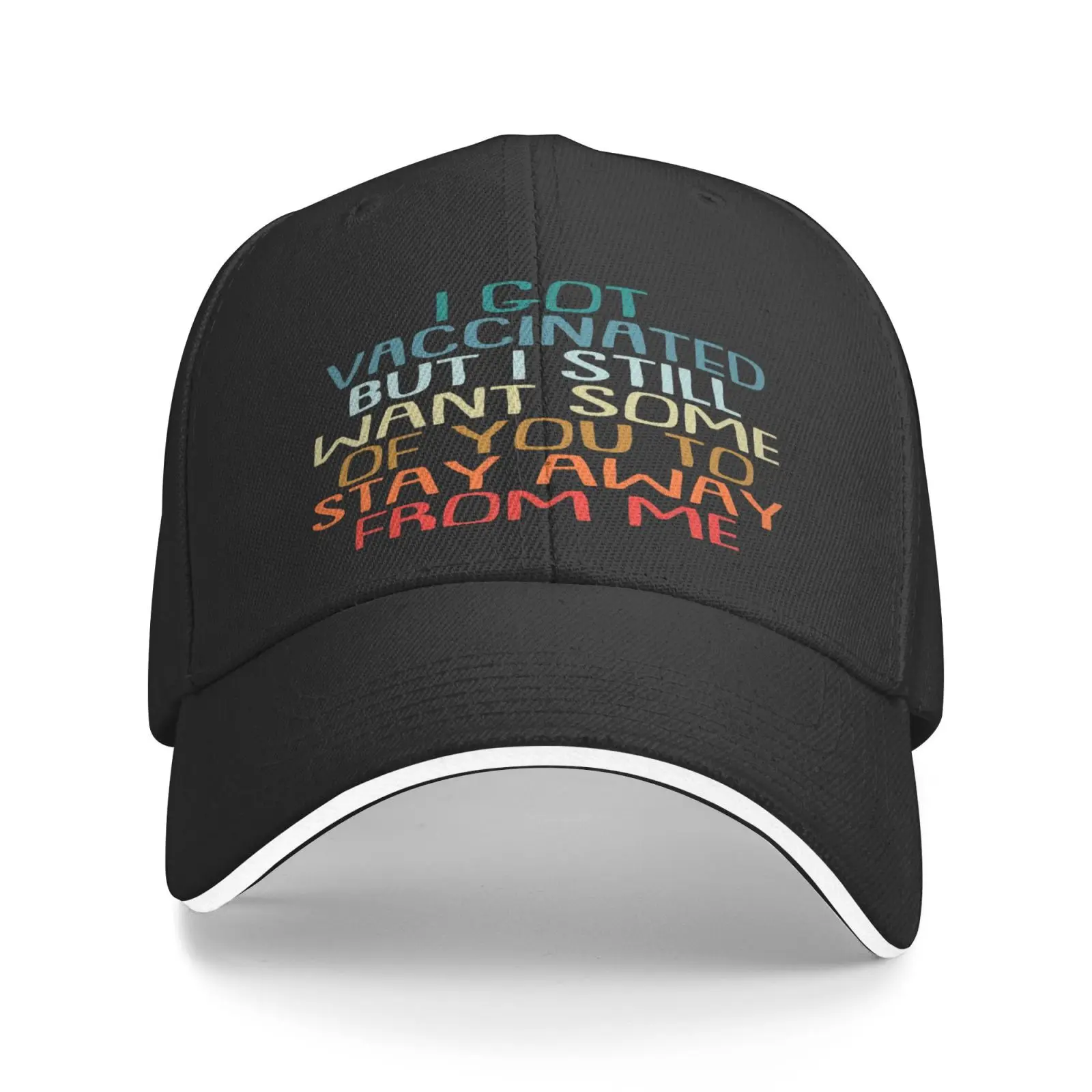 

I Got Vaccinated But I Still 1772 Men's Caps Cap Male Women's Summer Hat Men Cap Balaclava Man Cap Male Cowboy Hats Cap Brazil