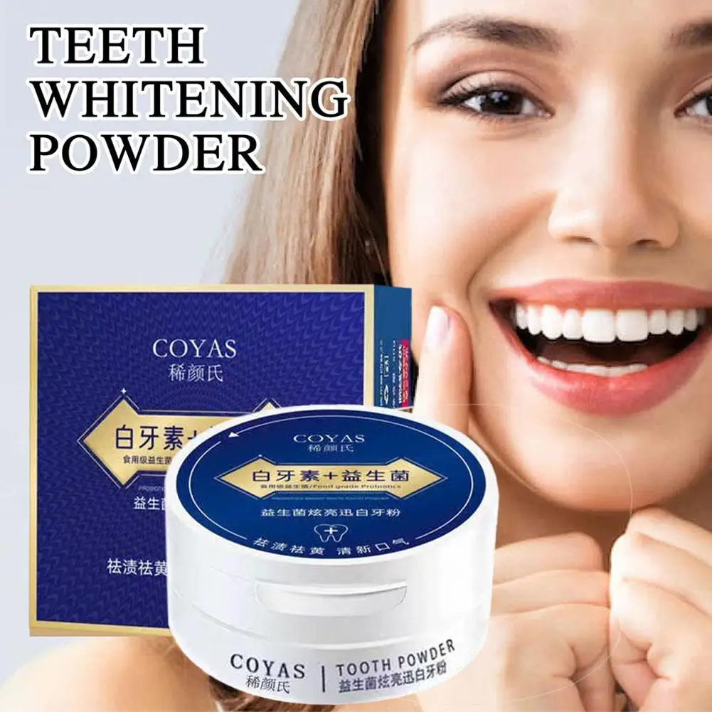 

Tooth Powder, Teeth Whitening,Teeth Whitening Powder for Tooth Whitening, Toothpaste Powder Teeth Whitener G0Q8