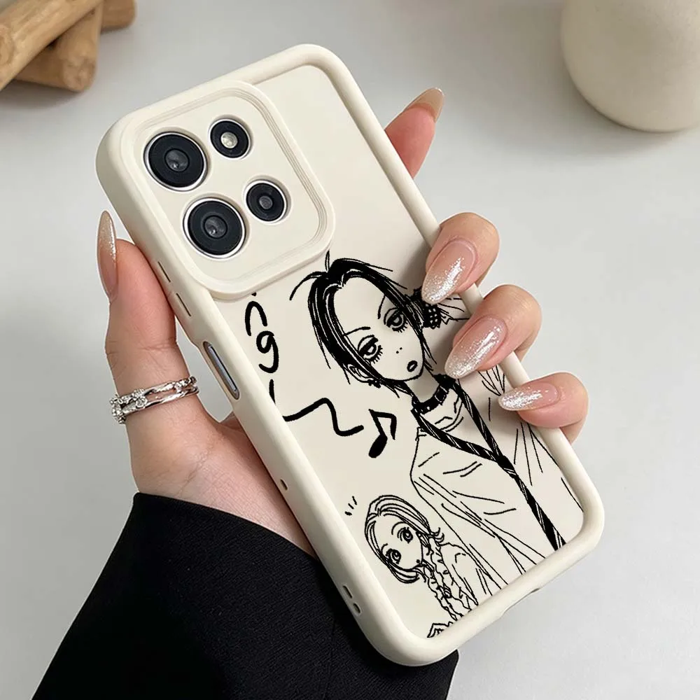 Фото Популярный чехол для телефона с аниме-дизайном NANA для Motorola Moto G86 G85 G75 G56 G06 Edge 70 60 50 Fusion, силиконовый чехол с рисунком Eye Ladder №4