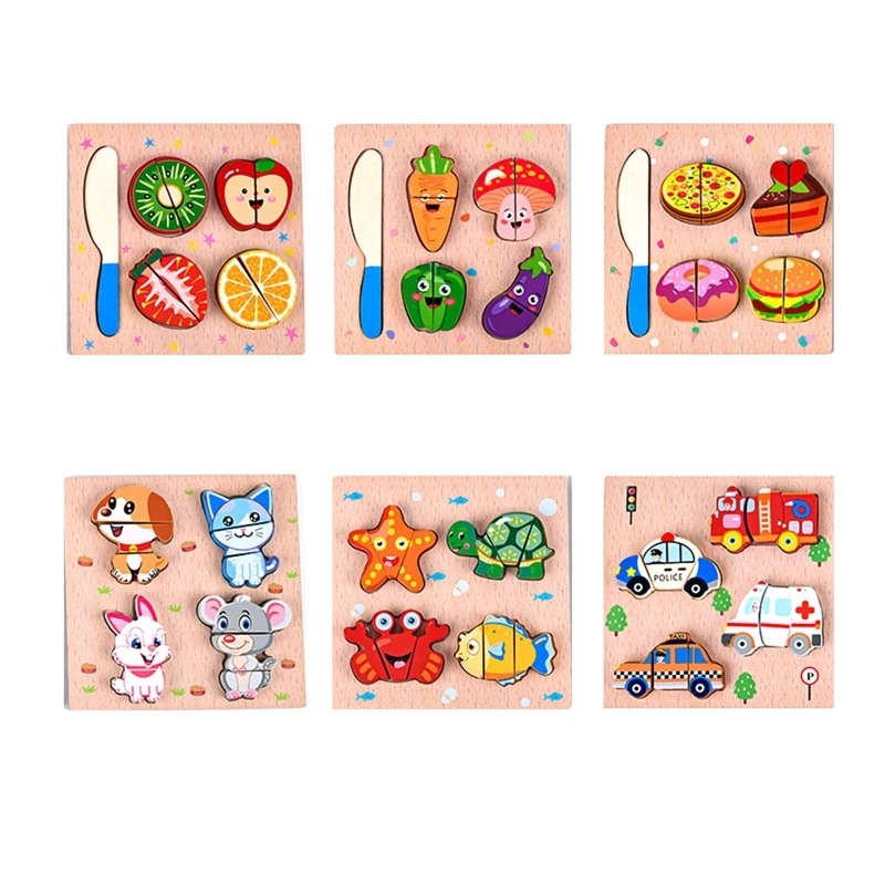 

Realistic Kitchen Play House Cutting Fruits Vegetables Creative Learning Toy Kid