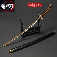 25cm demon slayer real katana swords anime demon slayer cosplay props metal weapon battle read edge bedroom decor cosplay props