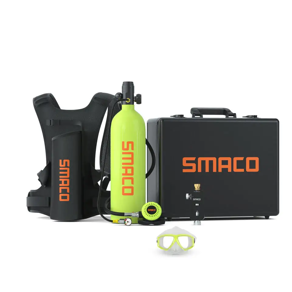 Фото Комплект снаряжения для дайвинга SMACO 2L S700 Pro: кислородный баллон на 30-35 минут №2