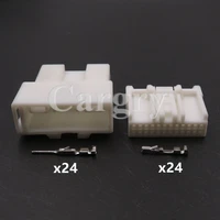 1 set 24p 6098 4594 6098 4588 automobile wire connector car unsealed adapter auto plastic housing wiring socket