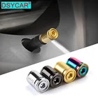 DSYCAR, 1 комплект, автомобильный Стайлинг, цинковый сплав, Противоугонный клапан для спортивных автомобильных шин, s-образные колпачки для шин, воздушный колпачок воздухонепроницаемые крышки для автомобилей