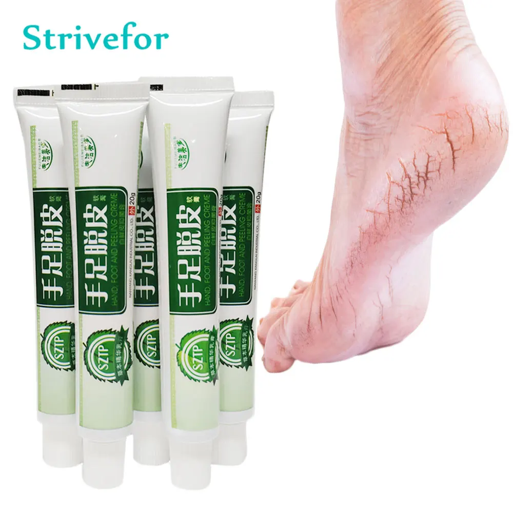 

5 шт. крем для ухода за ногами, восстанавливающий, не трескающийся, искусственный пластырь для пятки, отбеливающий мазь для удаления мозолей
