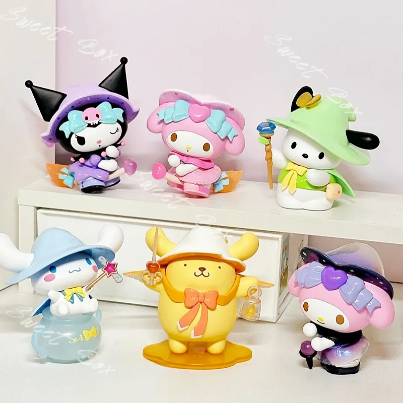 Miniso натуральная слепая коробка Sanrio Magic Story Series Kuromi Pacha Dog и Laurel Kawaii милые подарки на