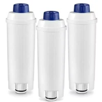 3 packs coffee machine water filter for delonghi dlsc002 replacement filter cartridge with activated carbon