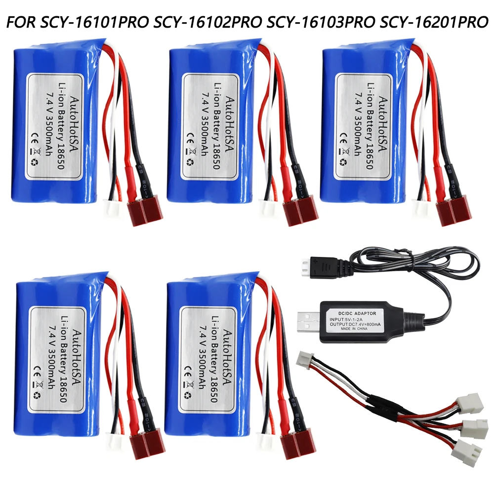 

Улучшенная литий-ионная батарея 7,4 V 3500mAh 2S T и зарядное устройство для телефона, детали для автомобиля