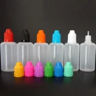 100 шт 50 мл LDPE пластиковая бутылка-капельница пустая бутылка для сока с жидкостью с защитой от детей крышка бутылка для капель глаз