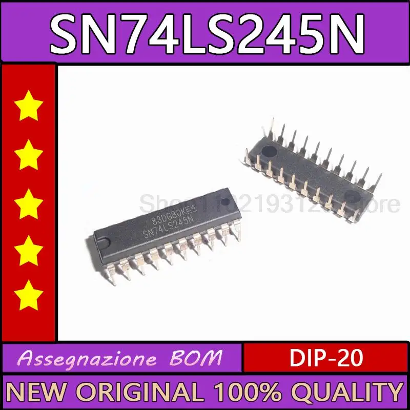 

10PCS/LOT Sn74ls245n plug-in dip-20 brand new original imported