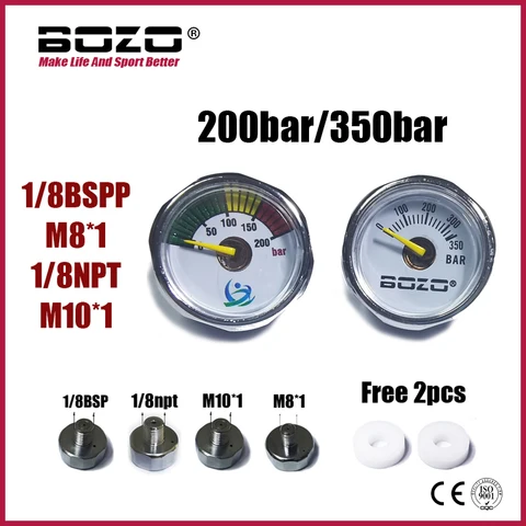 Мини манометр 200/350 бар 1 дюйм