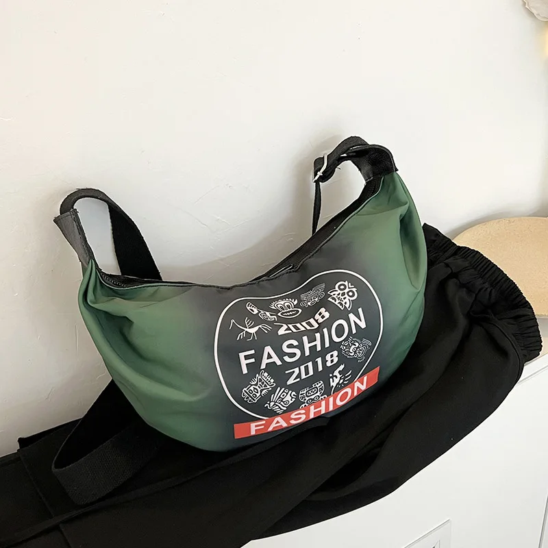 

Fashion Nylon Hobos Crossbody Bag for Women Designer Shoulder Bags Large Capacity Tote Lady Travel Hobos Bag Female Purses 2023