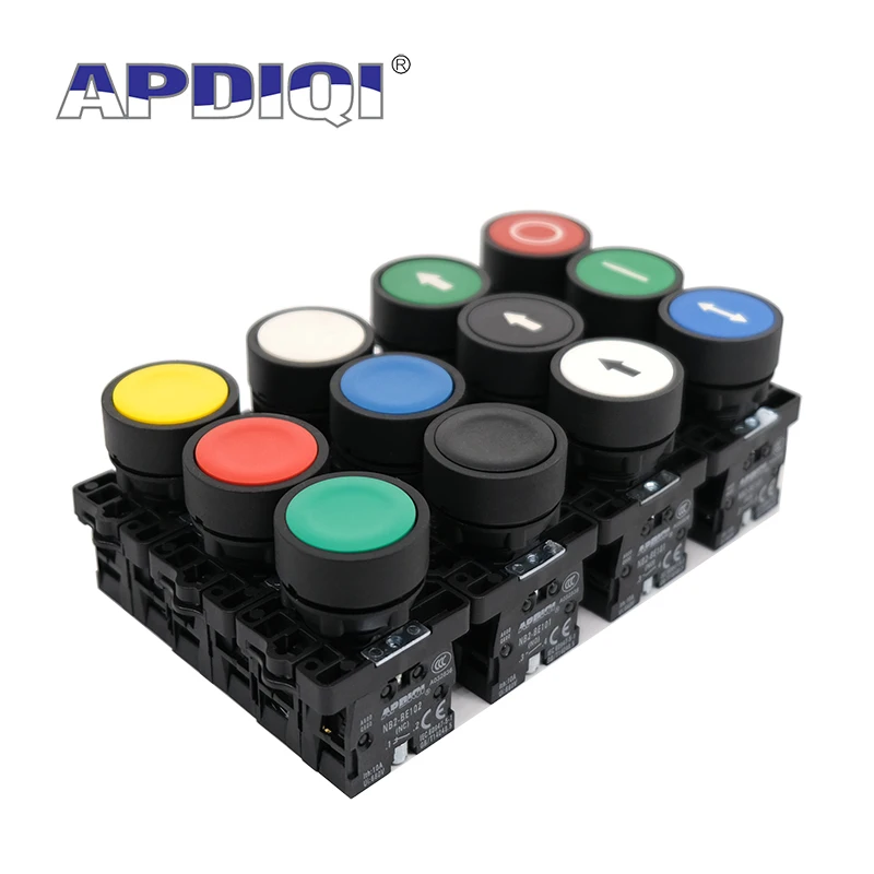 APDIQI 1 шт. XB2 EA31 пластиковый перезапуск питания остановить Мгновенный кнопочный