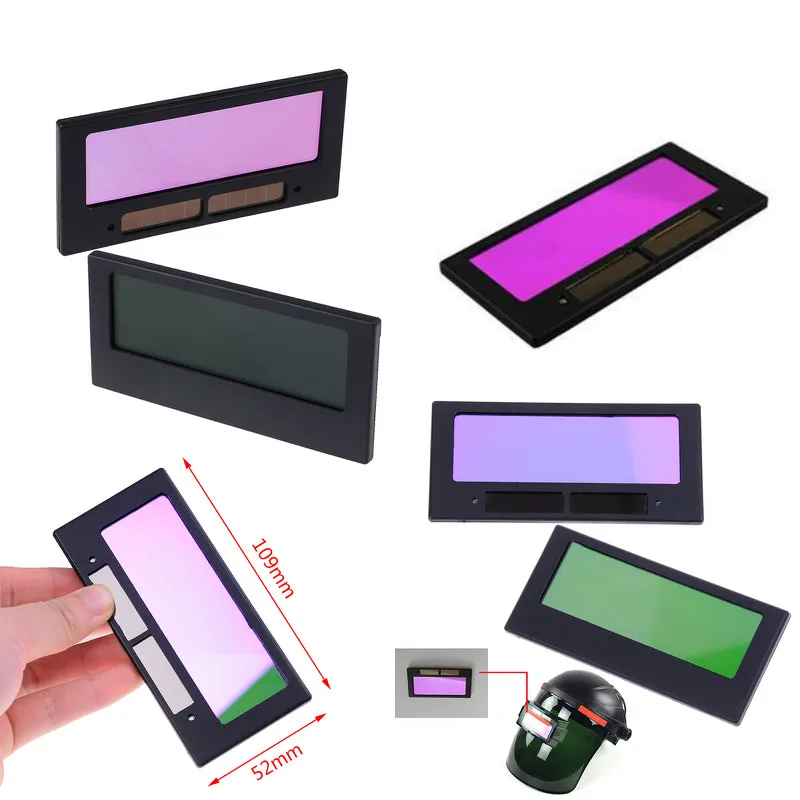 

1 шт. сварочные линзы на солнечной батарее с автоматическим затемнением, сварочный шлем, Защитная крышка для глаз, защитные очки, машинный ре...