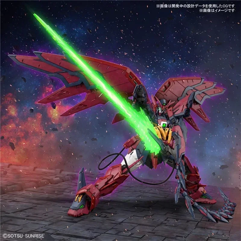В наличии Bandai Original Anime RG 1/144 GUNDAM EPYON МОБИЛЬНЫЙ КОСТЮМ WING OZ-13MS Фигурка Коллекционная