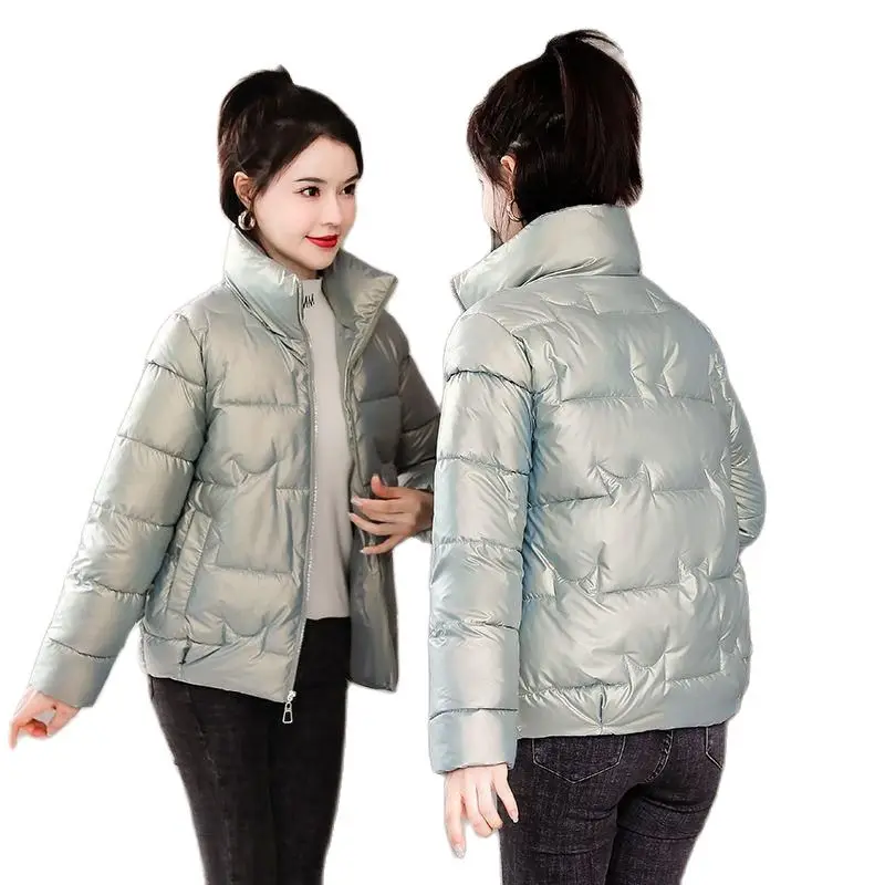 

Parkas Coats 2022 Style Winter Women Down Jacket Oversize Loose Hooded Female Puffer Jackets Short Padded Solid Womens Down Coat