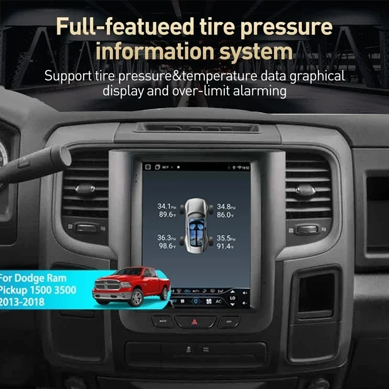 Автомобильный радиоплеер на Android GPS-навигатор для Dodge RAM 1500 2500 3500 + автомобильное