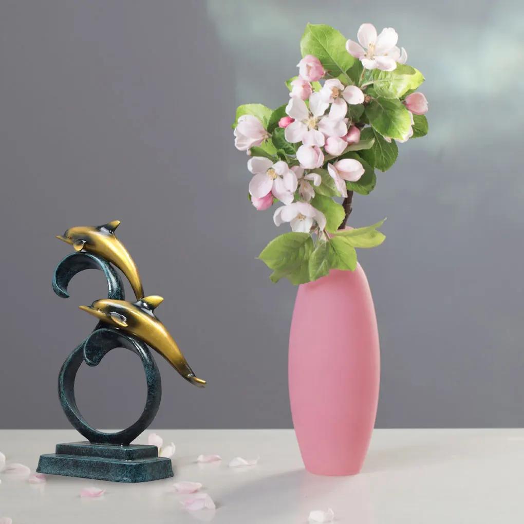 

Креативные украшения в виде дельфина, настольное яркое украшение, простые офисные аксессуары, подарок, гостиная, дом