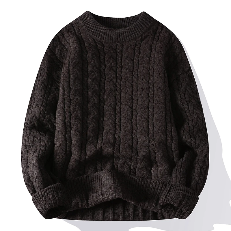 Winter Casual Sweater Women New Knitted Sweater Pullover Streetwear O Neck Twisted Solid Color Sweater Women Clothing Tops