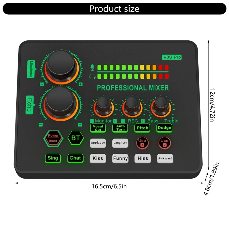 Звуковая карта Plug and Play Studio Recording Live с улучшенной обработкой звука для всех