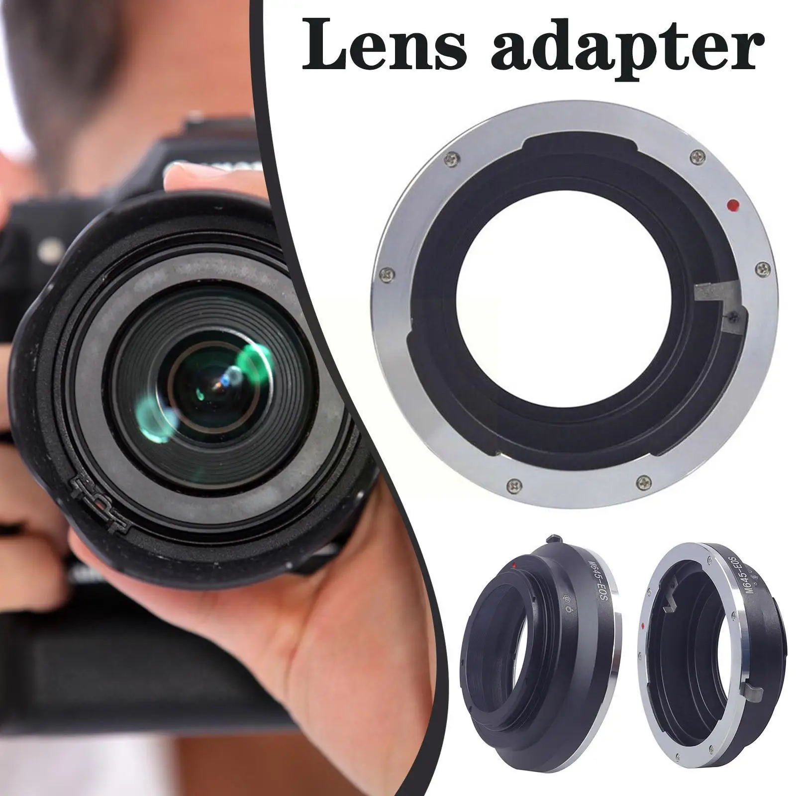 

Camera Lens Adapter Mount Ring For Mamiya 645 M645- Lens To For 500d/600d/650d/700d/750d/760d Ef Ef-s Camera N2v0