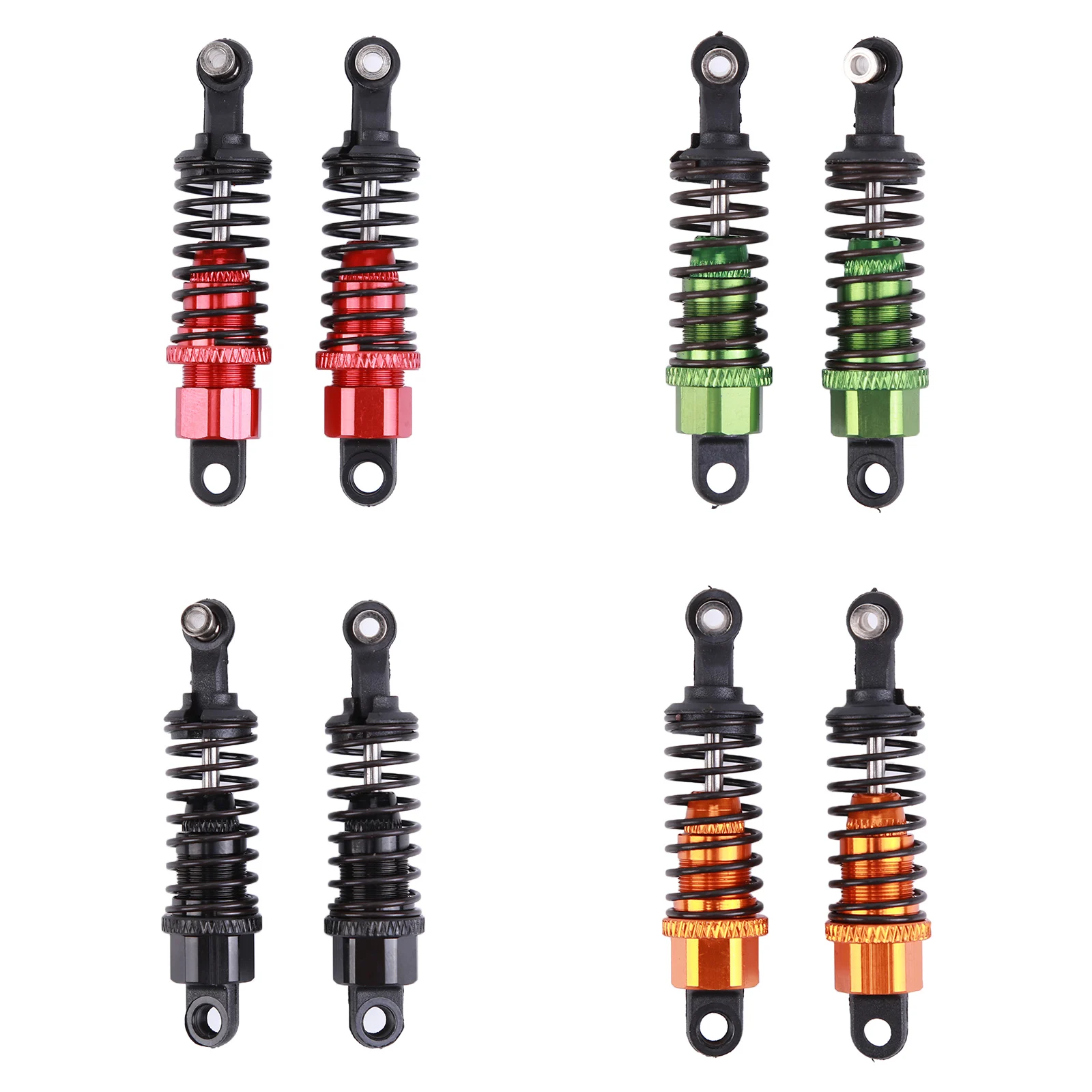 

2 шт., пружинный амортизатор из алюминиевого сплава для Wltoys 1/18 A959 A979