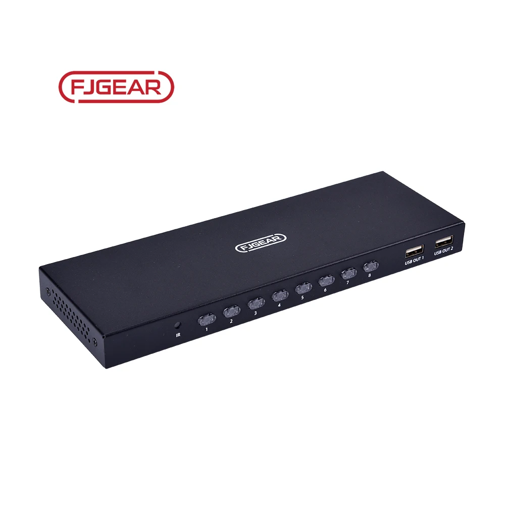 FJ-HK801 8-портовый HDMI Kvm HD-переключатель 4k руководство 3840*2160/30 Гц пластиковый корпус с