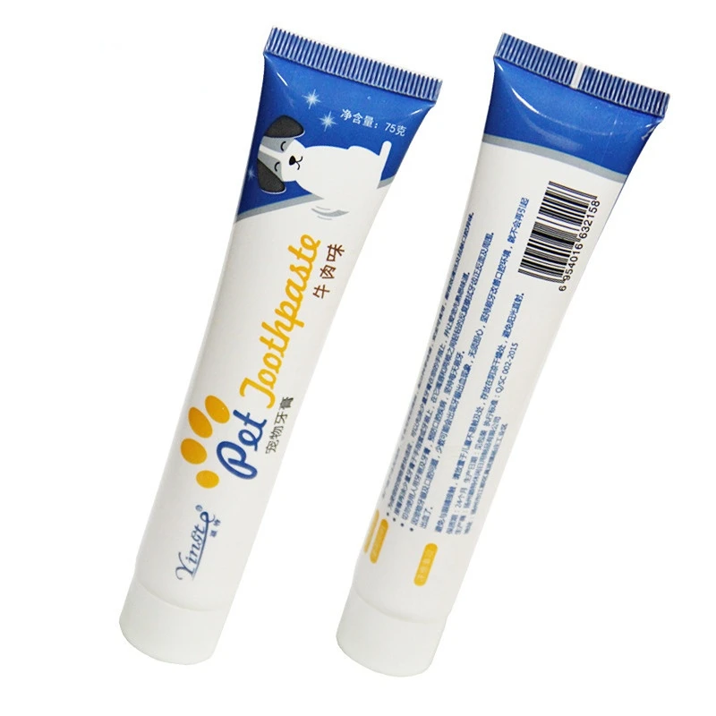 

Dog Dental Care Enzymatic Toothpaste in Vanilla and Beef Flavor,Large Tubes of Enzyme Dog Toothpaste for Great Dog Dental Care