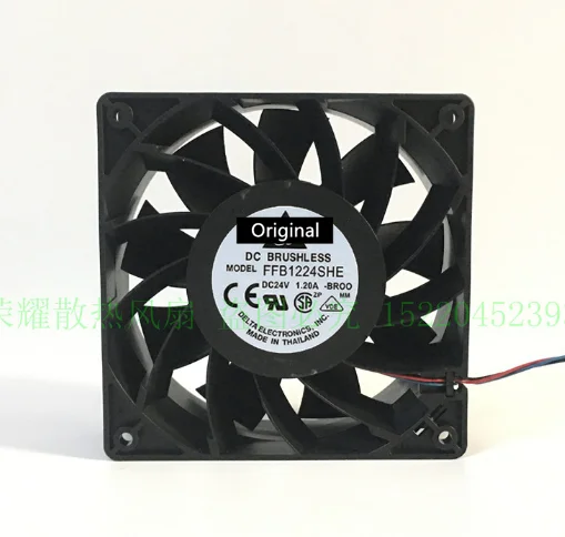 Оригинальный 100% рабочий оригинальный Φ 24 v 1,20 большой воздушный регулятор громкости охлаждающий вентилятор для 120*120*38 мм
