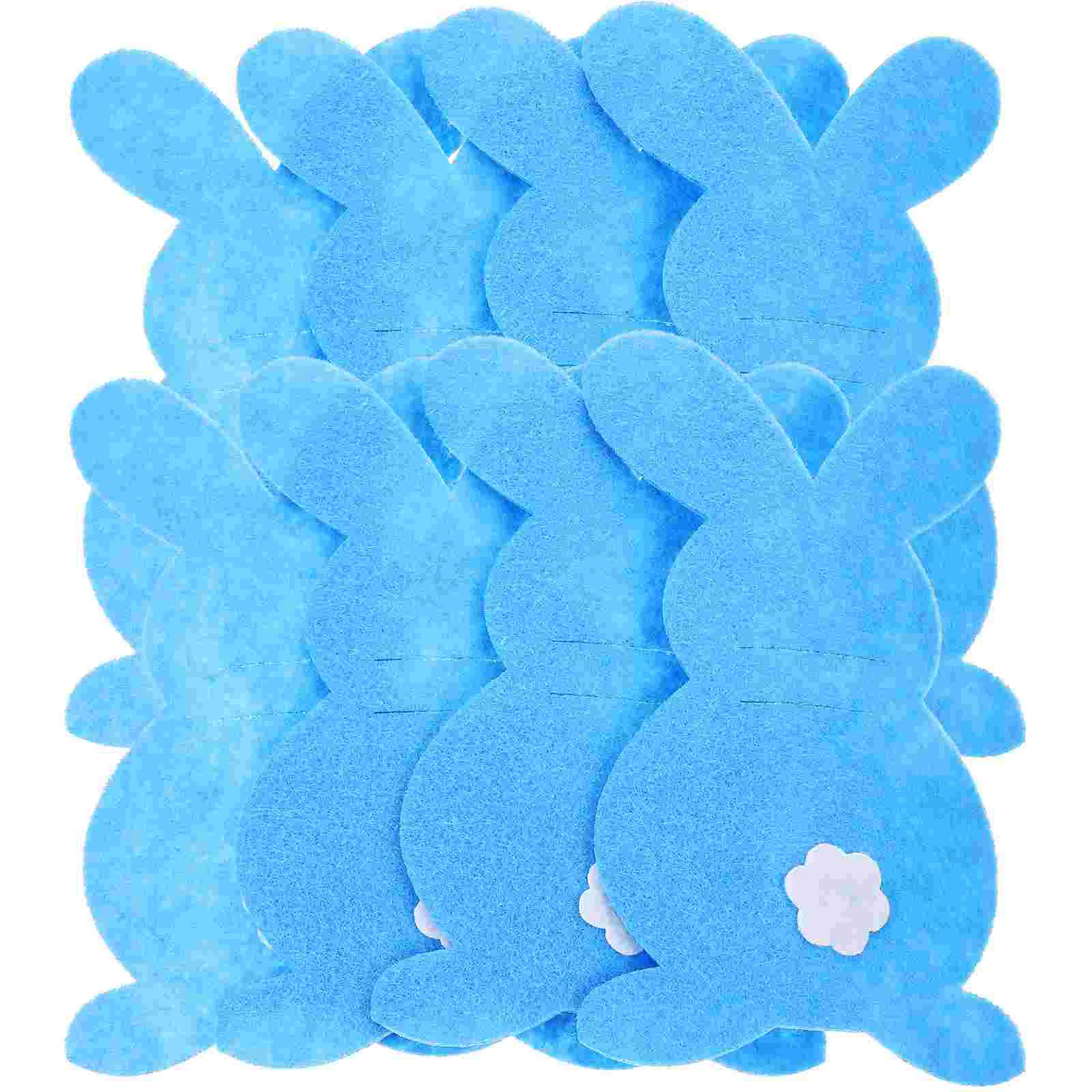 

Easter Cutlery Holder Silverware Tableware Bunny Pouch Party Rabbit Utensil Holders Table Fork Forks Flatware Decoration Decor