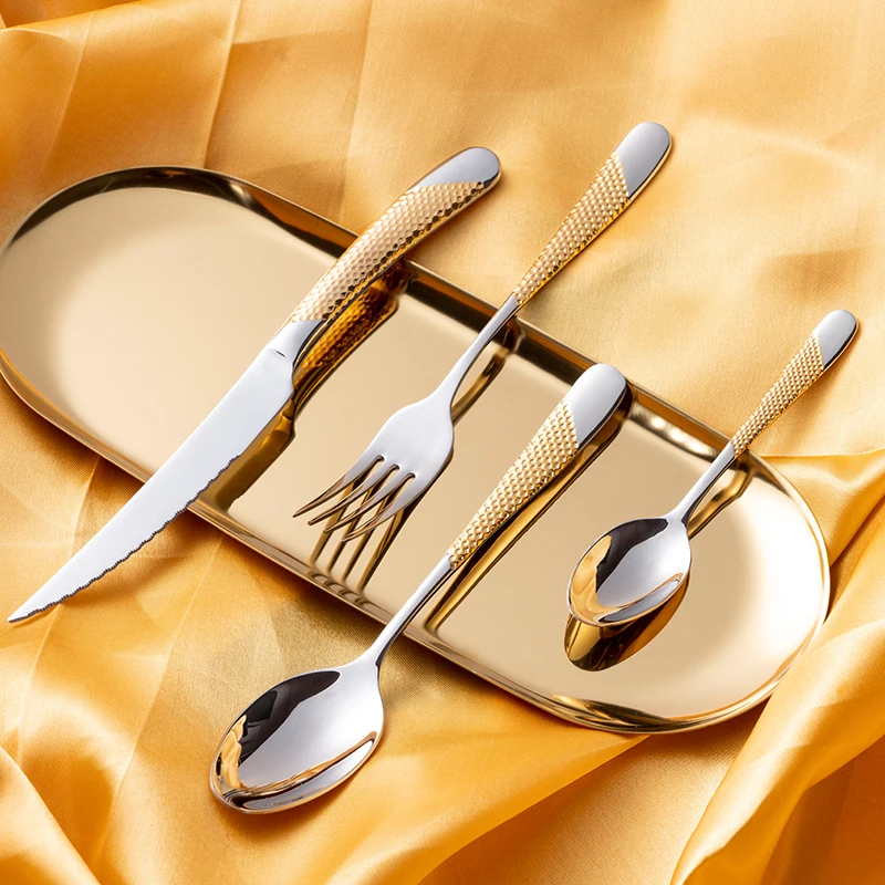 18/10 Stainless Steel Dinner Knife Fork Cutlery Set Service 