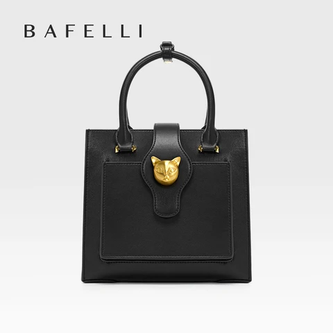 Женские сумки BAFELLI, новинка 2024, модная дамская сумочка знаменитости с котом, женская сумка через плечо, кожаный дизайнерский Стильный Роскошный кошелек