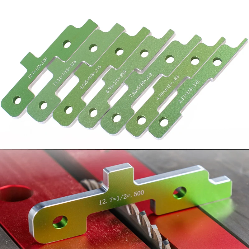 Установочные блоки для деревообрабатывающих фрез 7 шт. установочные стержни