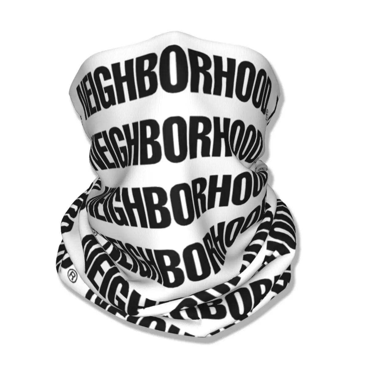 Бандана с логотипом Neighbor-hood накидка на шею шарф принтом многофункциональный